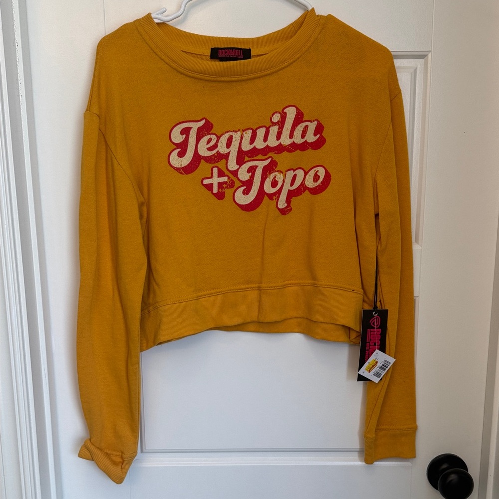 Yellow Graphic Women's Sweatshirt